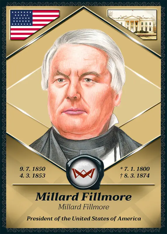 Millard Fillmore · Authentic Relic Small · 2RL-32s