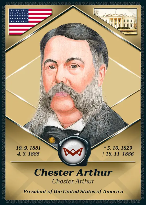 Chester Arthur · Base · World’s Monarchs 1. série