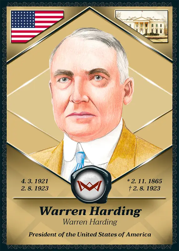 Warren Harding · Base · World’s Monarchs 1. série