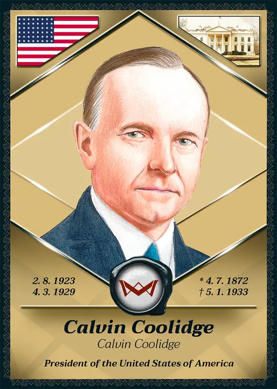 Calvin Coolidge · Base · World’s Monarchs 1. série
