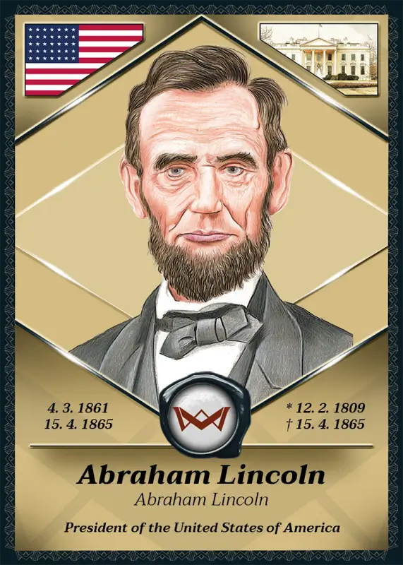 Abraham Lincoln · Gold Glitter /40 · 1VG-16
