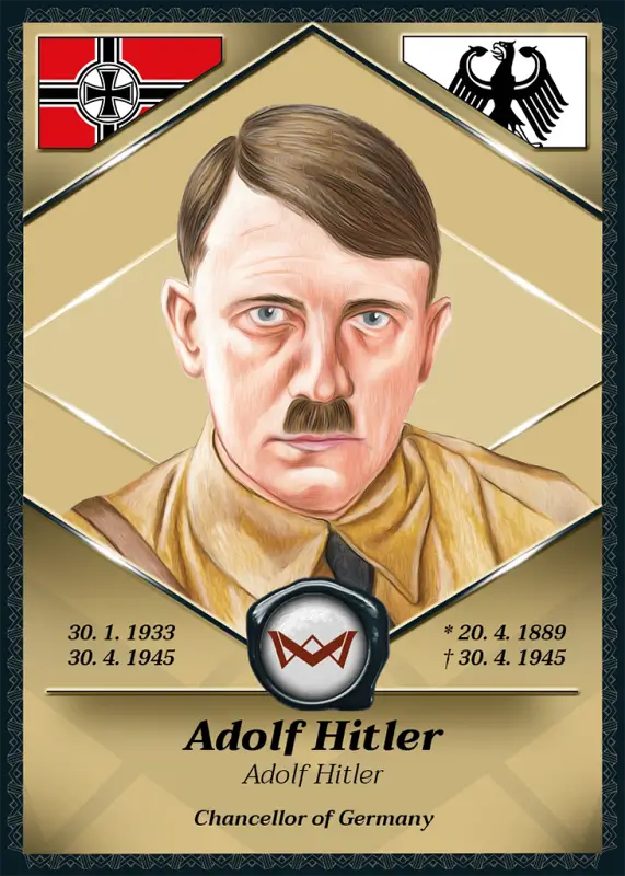 Adolf Hitler · Gold Glitter /40 · 1VG-25