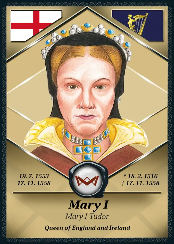 Mary I Tudor · Gold Glitter /40 · 1VG-46