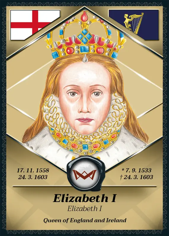 Elizabeth I · Gold Glitter /40 · 1VG-20