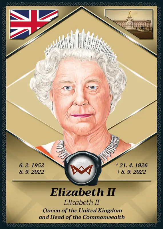 Elizabeth II · Gold Glitter /40 · 1VG-34