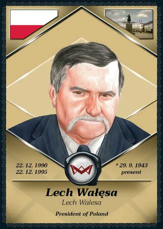 Lech Walesa · Gold Rainbow 1/1 · 1GR-04