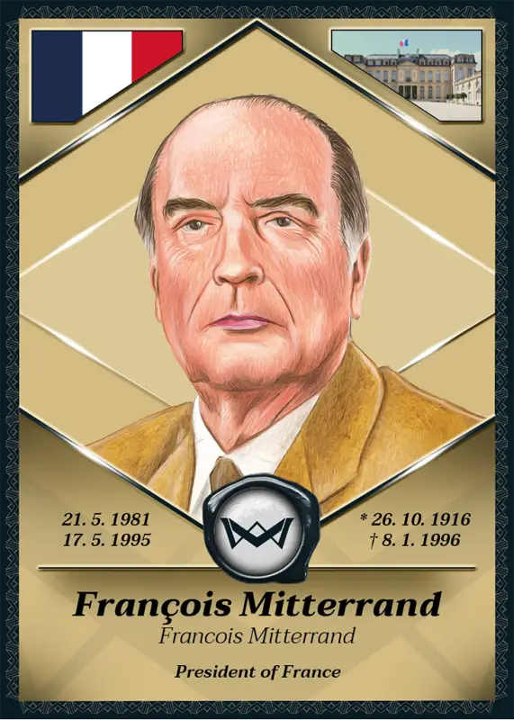 Francois Mitterrand · Base · World’s Monarchs 1. série
