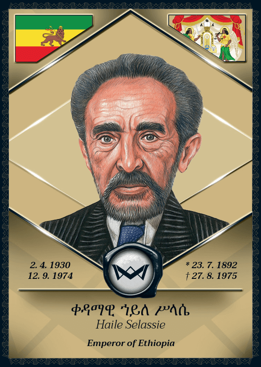 Haile Selassie · Gold Glitter /40 · 1VG-06