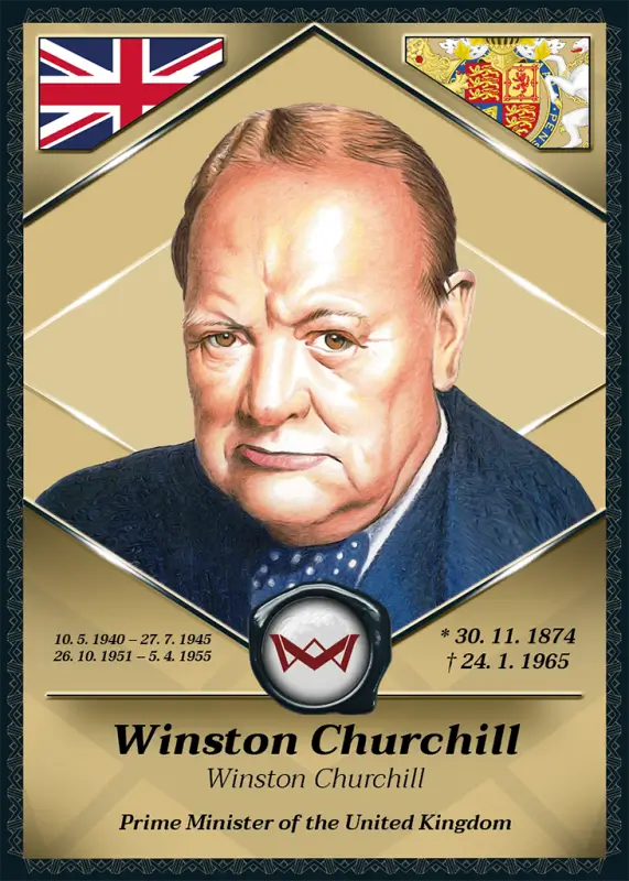 Winston Churchill · Gold Rainbow 1/1 · 1GR-08