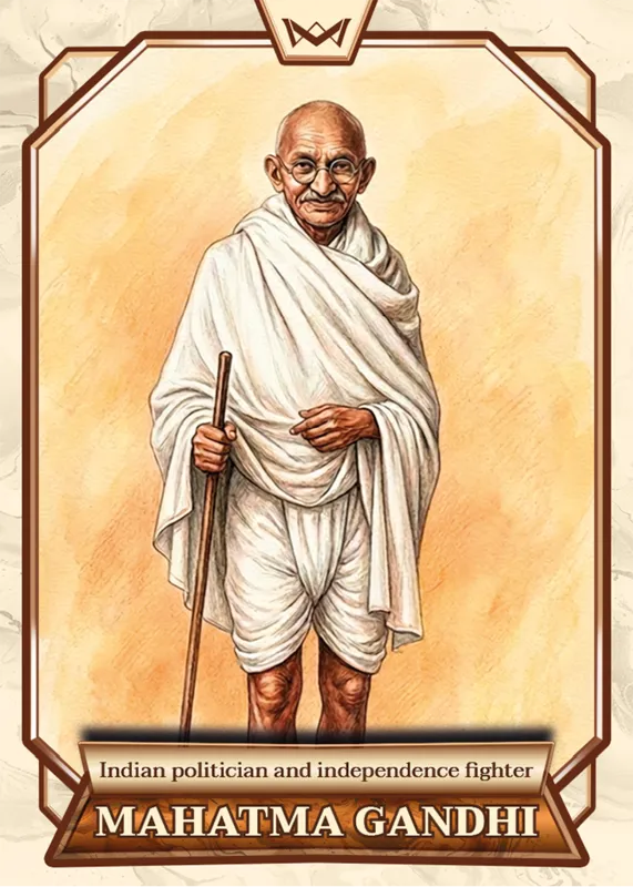 Mahatma Gandhi · Base · World’s Monarchs 2. série