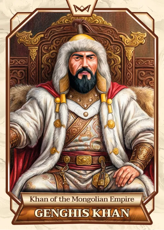 Genghis Khan · Kaleidoscope 1/1 · World’s Monarchs 2. série