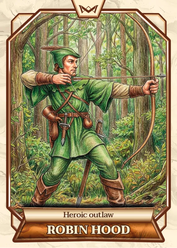 Robin Hood · Rainbow Gold /35 · World’s Monarchs 2. série