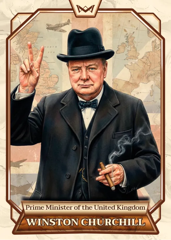 Winston Churchill · Rainbow Gold /35 · World’s Monarchs 2. série