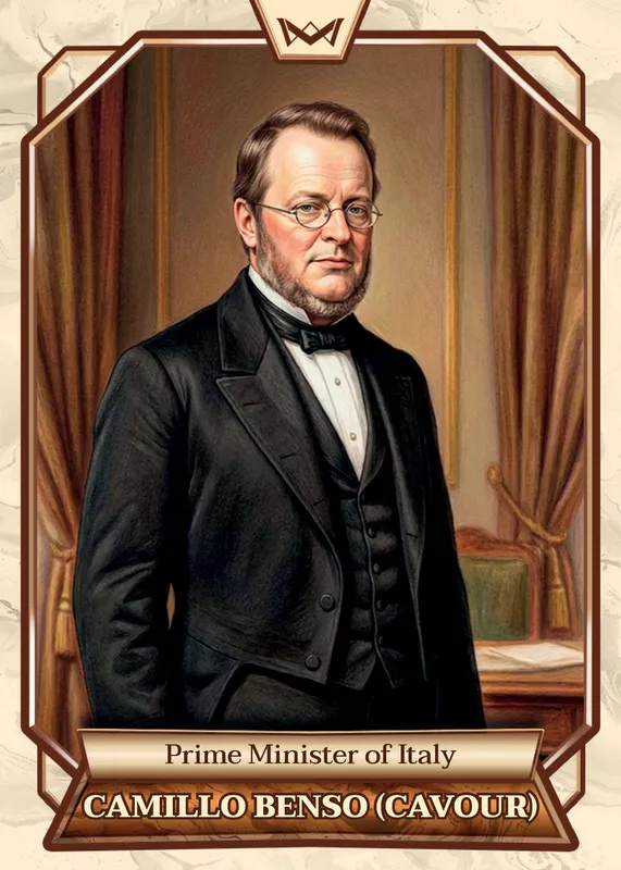 Camillo Benso (Cavour) · Rainbow Gold /35 · 2RG-154
