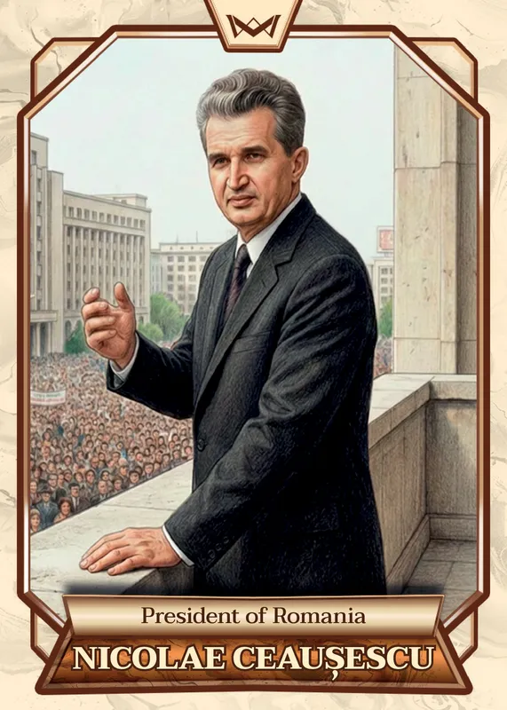 Nicolae Ceaușescu · Rainbow Gold /35 · 2RG-163