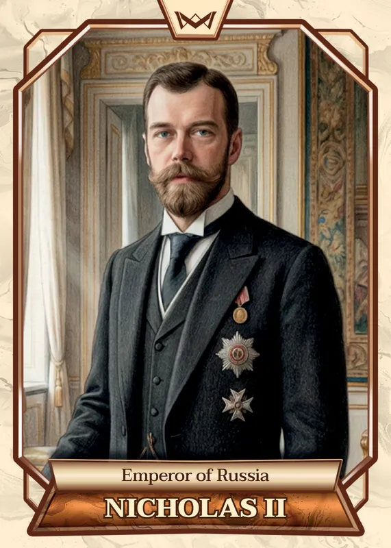 Nicholas II · Base · World’s Monarchs 2. série