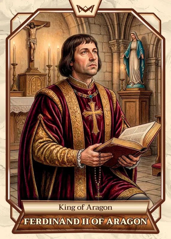 Ferdinand II of Aragon · Rainbow Gold /35 · 2RG-179