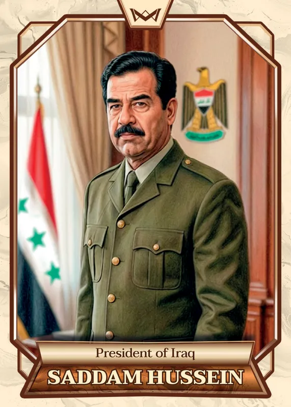 Saddam Hussein · Rainbow Gold /35 · 2RG-195
