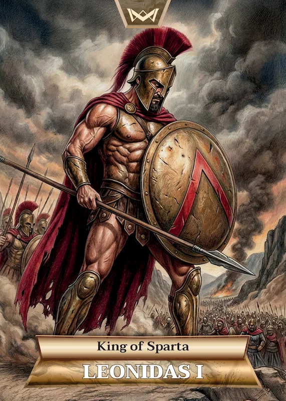 Leonidas I · FullArt Rainbow 1/1 · 2FR-01