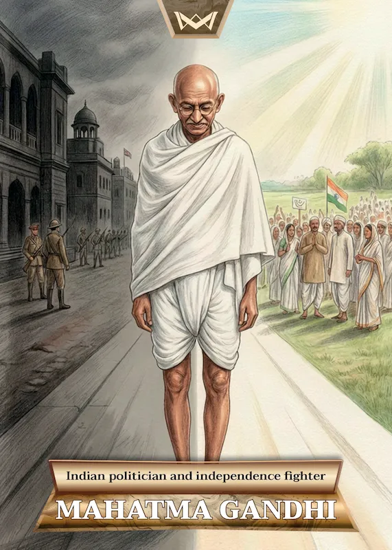 Mahatma Gandhi · FullArt Rainbow 1/1 · 2FR-09