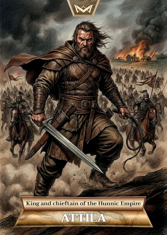 Attila · FullArt Rainbow 1/1 · 2FR-18