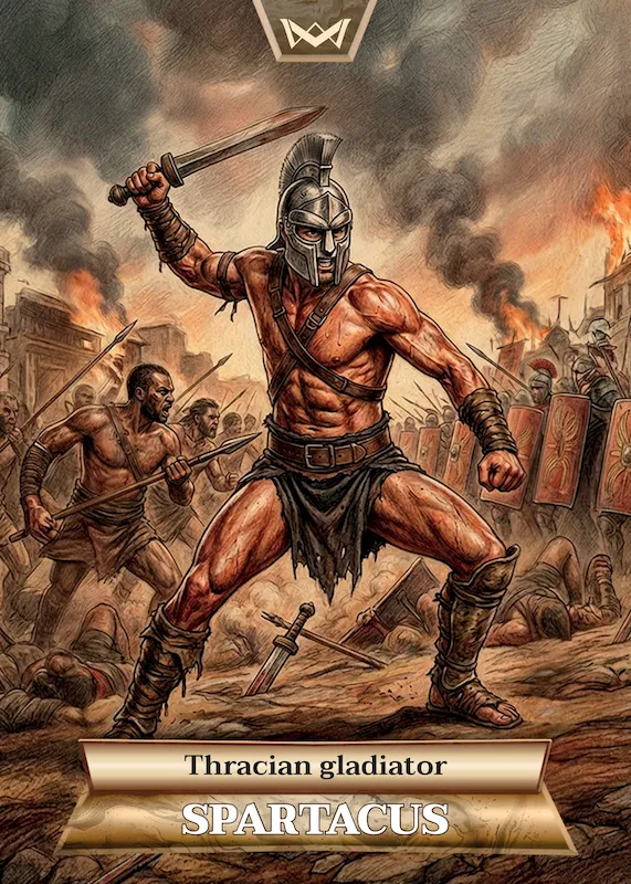 Spartacus · FullArt Rainbow 1/1 · 2FR-19