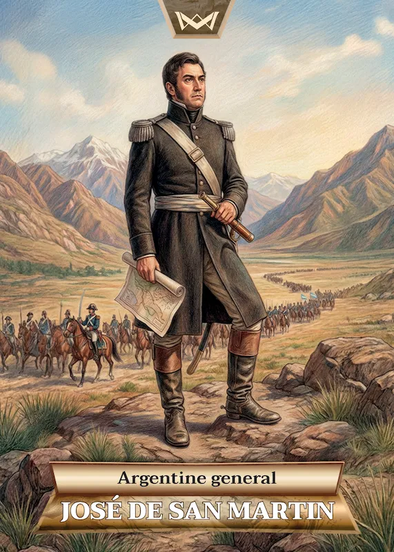 José de San Martin · FullArt Rainbow 1/1 · 2FR-26