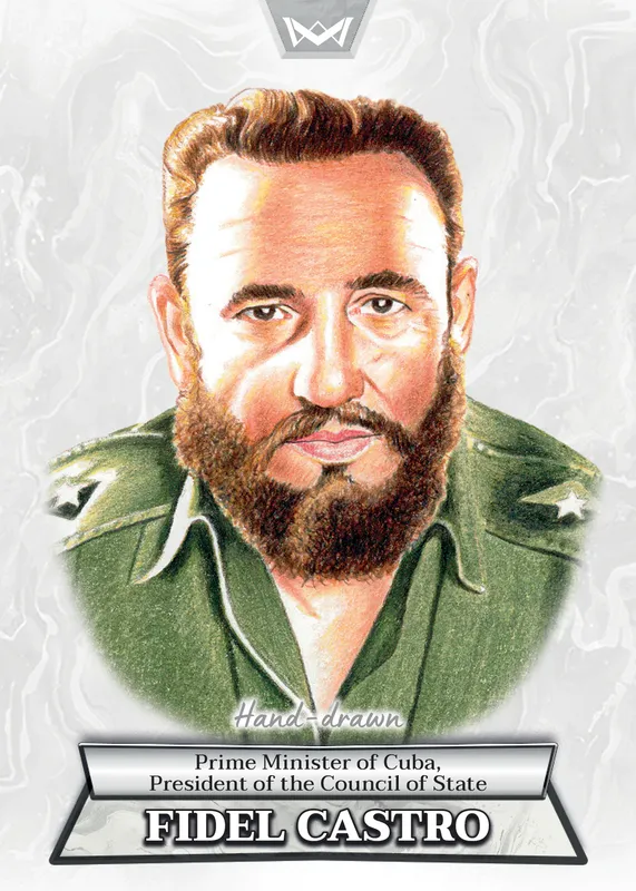 Fidel Castro · Hand-drawn /40 · 2HD-21