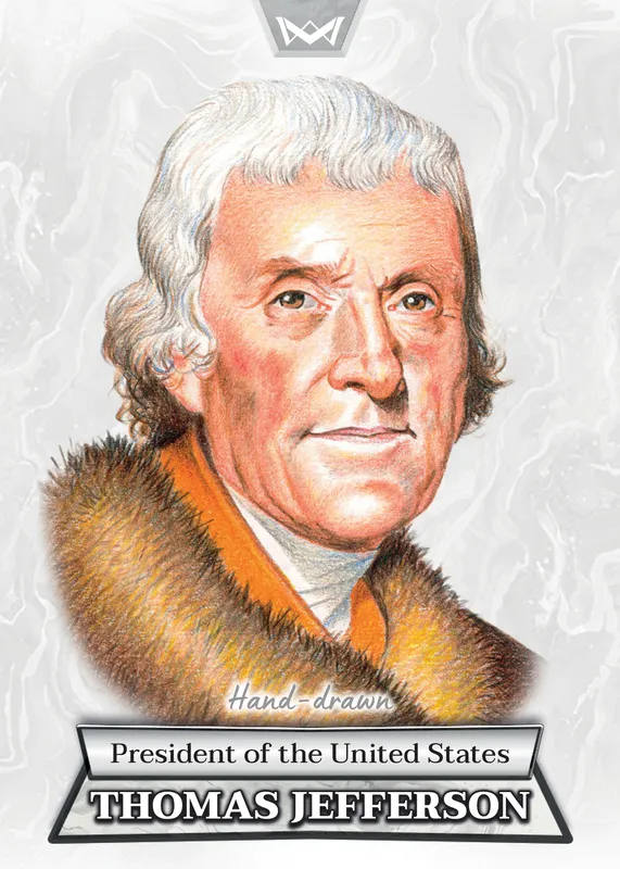 Thomas Jefferson · Hand-drawn /40 · 2HD-23