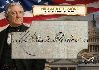 Millard Fillmore · Authentic Relic Jumbo 1/1 · 3RL-26j