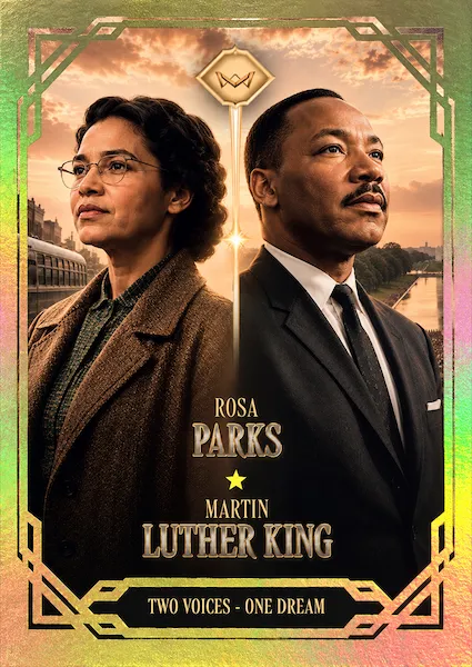 Rosa Parks & Martin Luther King · Magnificent Duo /25 · 3DU-01