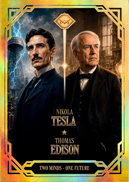 Nikola Tesla & Thomas Edison · Magnificent Duo /25 · 3DU-04