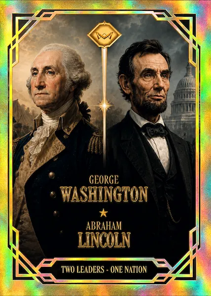 George Washinghton & Abraham Lincoln · Magnificent Duo /25 · 3DU-11