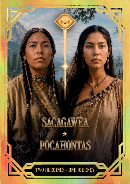 Sacagawea & Pocahontas · Magnificent Duo /25 · 3DU-15