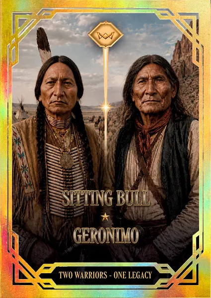 Sitting Bull & Geronimo · Magnificent Duo /25 · 3DU-25