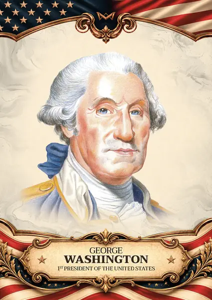 George Washington · Hand-drawn /20 · 3HD-01