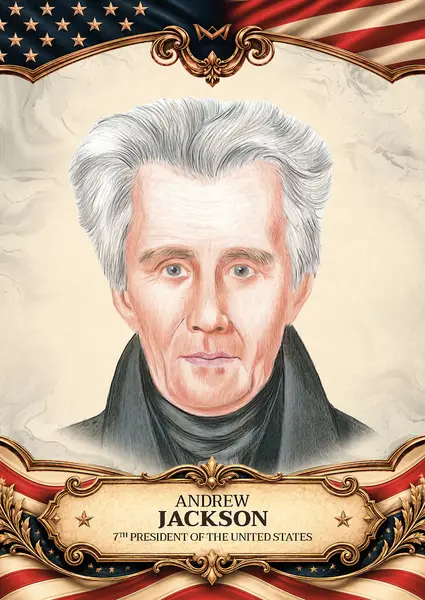 Andrew Jackson · Hand-drawn /20 · 3HD-07