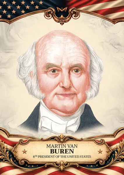 Martin Van Buren · Hand-drawn /20 · 3HD-08