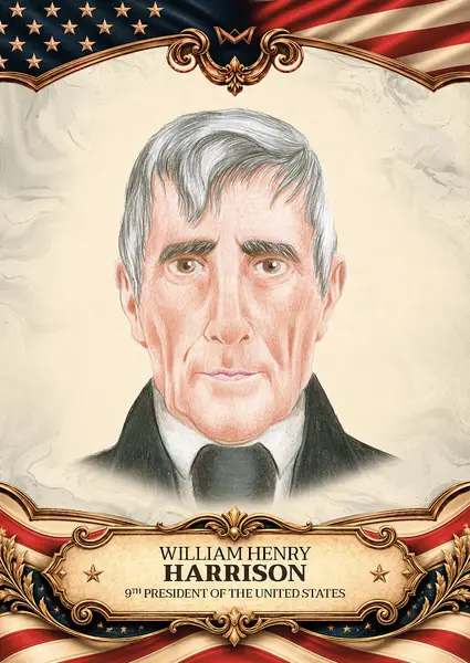 William Henry Harrison · Hand-drawn /20 · 3HD-09