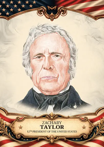 Zachary Taylor · Hand-drawn /20 · 3HD-12