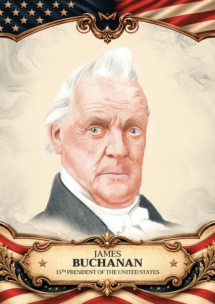 James Buchanan · Hand-drawn /20 · 3HD-15