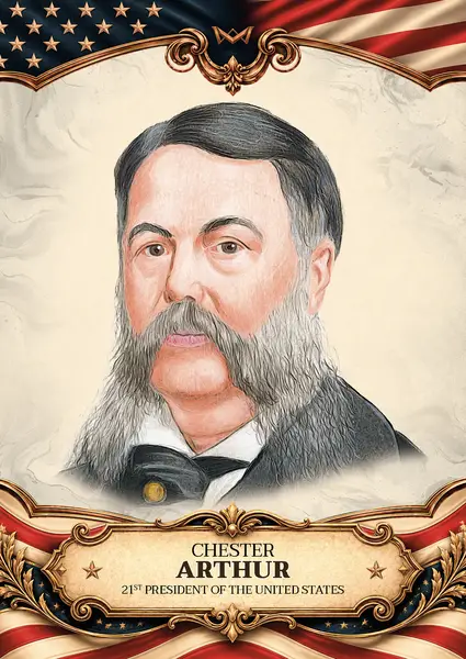 Chester Arthur · Hand-drawn /20 · 3HD-21