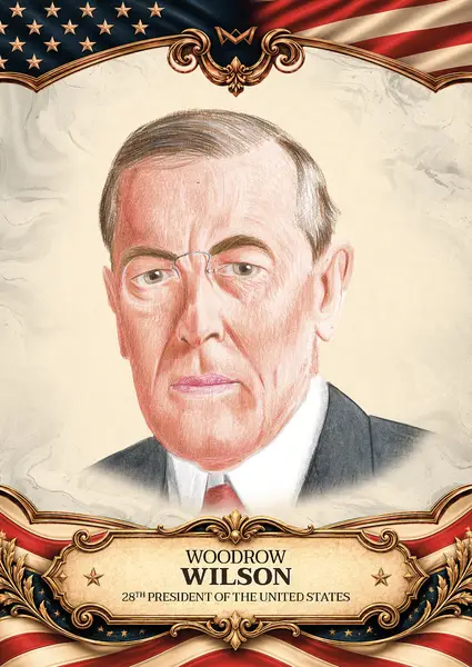 Woodrow Wilson · Hand-drawn /20 · 3HD-27