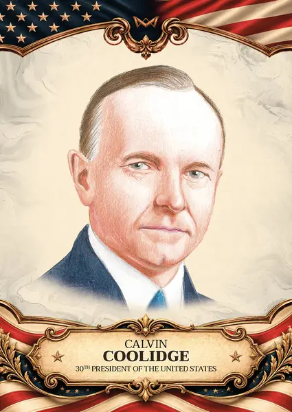 Calvin Coolidge · Hand-drawn /20 · 3HD-29