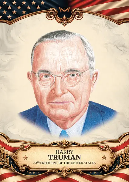 Harry Truman · Hand-drawn /20 · 3HD-32