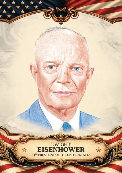 Dwight Eisenhower · Hand-drawn /20 · 3HD-33