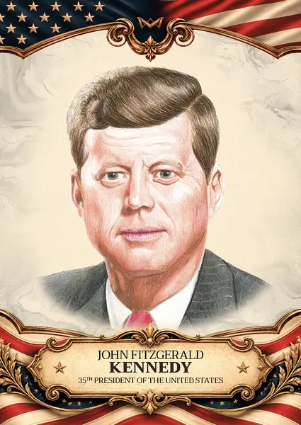John Fitzgerald Kennedy · Hand-drawn /20 · 3HD-34