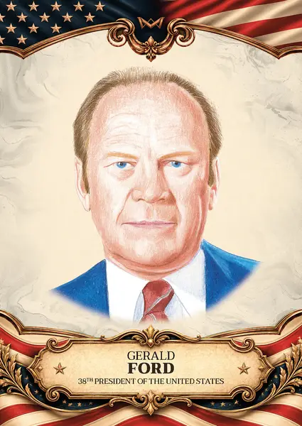 Gerald Ford · Hand-drawn /20 · 3HD-37