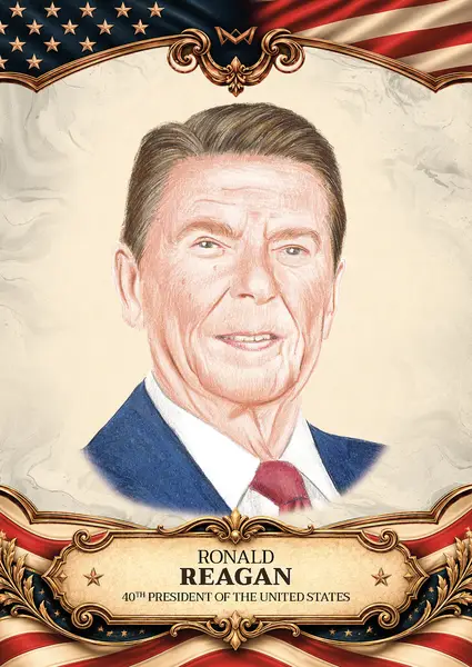 Ronald Reagan · Hand-drawn /20 · 3HD-39
