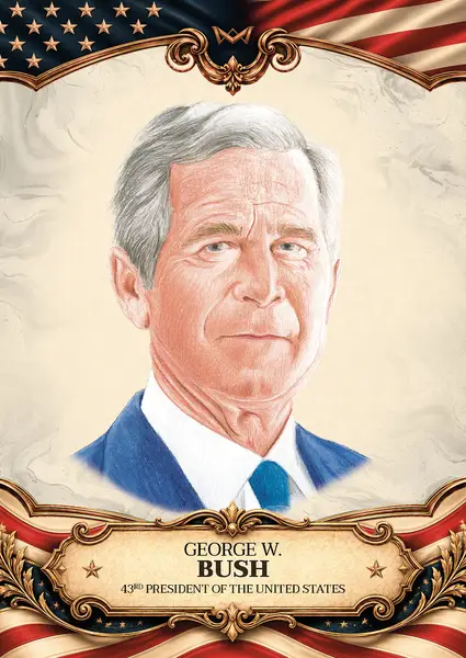 George W. Bush · Hand-drawn /20 · 3HD-42